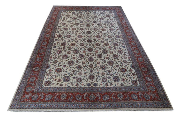 13x19 Authentic Hand-knotted Persian Signed Sarouk Rug - Iran - bestrugplace