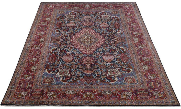 10x13 Authentic Hand-knotted Persian Signed Kashmar Rug - Iran - bestrugplace