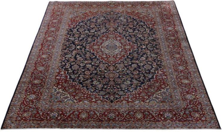 9x13 Authentic Hand-knotted Persian Signed Kashan Rug - Iran - bestrugplace