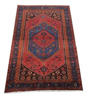 5x8 Authentic Hand-knotted Persian Zanjan Rug - Iran - bestrugplace