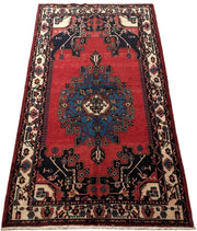 5x9 Authentic Hand-knotted Persian Hamadan Rug - Iran - bestrugplace