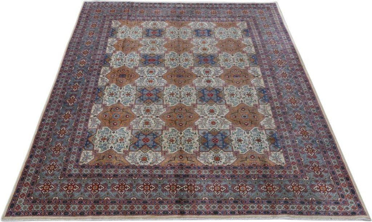 10x13 Authentic Hand-knotted Persian Signed Kashmar Rug - Iran - bestrugplace