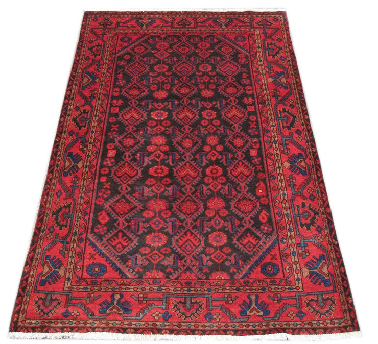 Luxurious 4x7 Authentic Hand-knotted Persian Hamadan Rug - Iran - bestrugplace