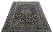 10x14 Authentic Hand-knotted Persian Signed Kashan Rug - Iran - bestrugplace