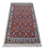 2' x 3' Red Persian Moud Rug