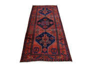 4x10 Authentic Hand Knotted Persian Hamadan Rug - Iran - bestrugplace