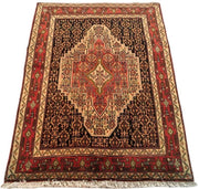 4x5 Authentic Hand-knotted Persian Hamadan Rug - Iran - bestrugplace