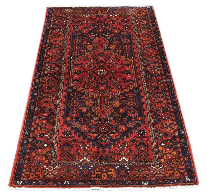 Luxurious 4x7 Authentic Hand-knotted Persian Hamadan Rug - Iran - bestrugplace