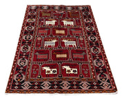 Luxurious 5x7 Authentic Hand-knotted Persian Hamadan Rug - Iran - bestrugplace