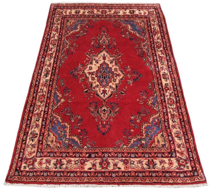 Luxurious 4x7 Authentic Hand-knotted Persian Hamadan Rug - Iran - bestrugplace