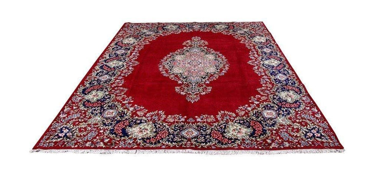 10x13 Authentic Hand Knotted Persian Kerman Rug - Iran - bestrugplace