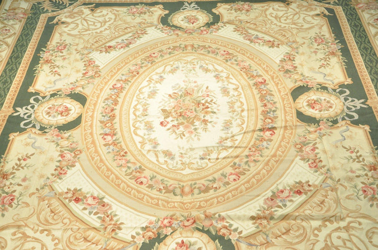 12x15 Fine Flat-woven French Aubusson - Rug - bestrugplace