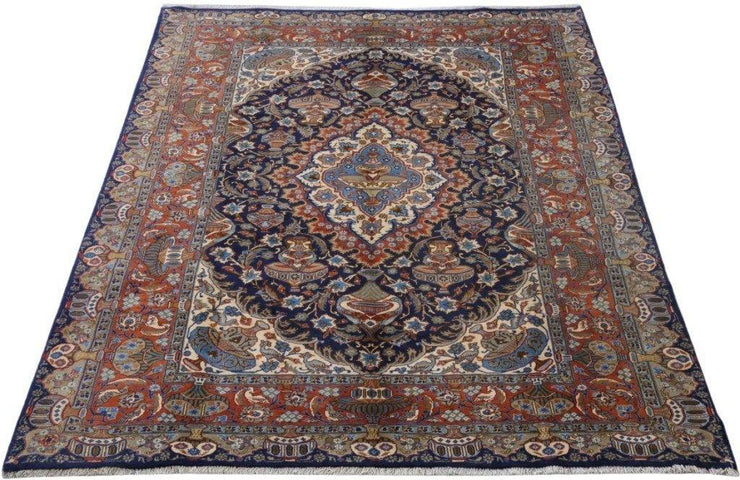 8x11 Authentic Hand-knotted Persian Signed Kashmar Rug - Iran - bestrugplace