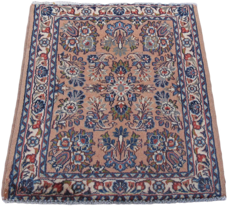 2' x 3' Camel Brown Persian Arak Rug