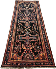 4x10 Authentic Hand-knotted Persian Hamadan Rug - Iran - bestrugplace