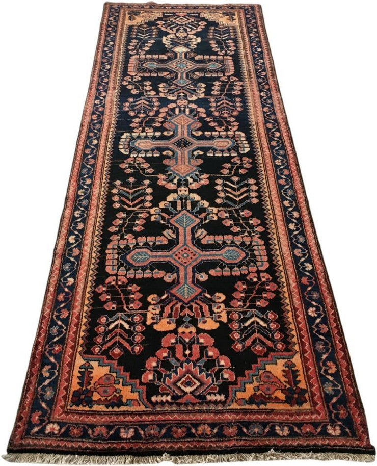 4x10 Authentic Hand-knotted Persian Hamadan Rug - Iran - bestrugplace