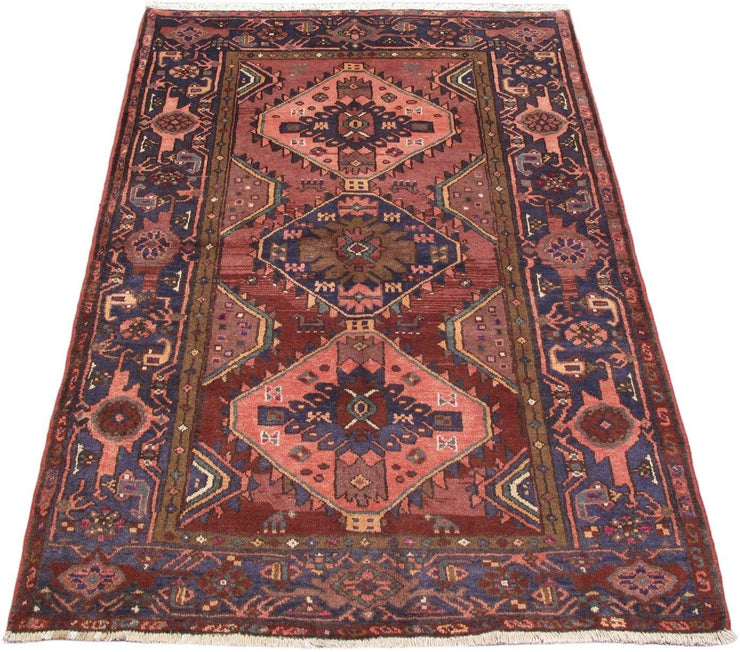 Luxurious 4x6 Authentic Hand-knotted Persian Hamadan Rug - Iran - bestrugplace