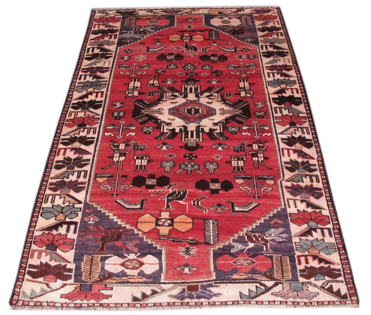 Luxurious 5x8 Authentic Hand-knotted Persian Hamadan Rug - Iran - bestrugplace