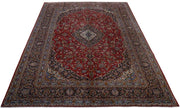 10x13 Authentic Hand-knotted Persian Signed Kashan Rug - Iran - bestrugplace