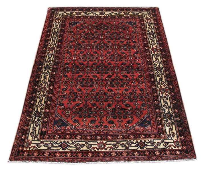 Luxurious 5x7 Authentic Hand-knotted Persian Hamadan Rug - Iran - bestrugplace