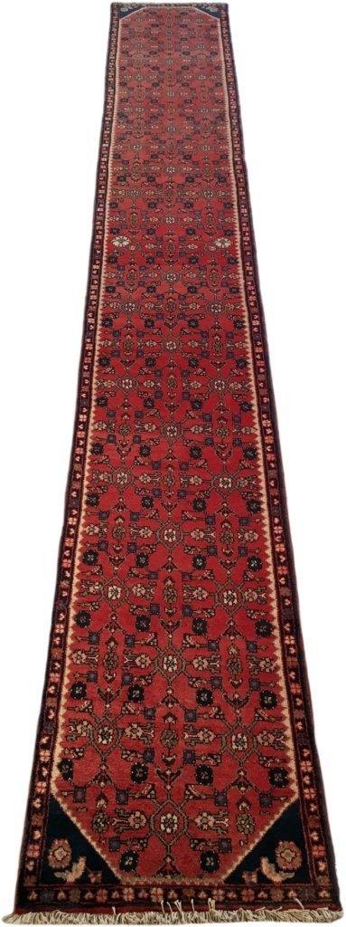 2x16 Authentic Hand-knotted Persian Hamadan Rug - Iran - bestrugplace