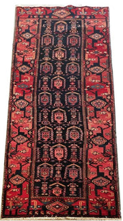 3x10 Authentic Hand-knotted Persian Hamadan Rug - Iran - bestrugplace