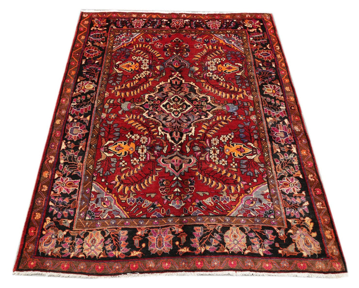 Luxurious 5x7 Authentic Hand-knotted Persian Hamadan Rug - Iran - bestrugplace