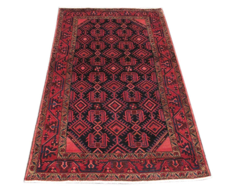 Luxurious 4x7 Authentic Hand-knotted Persian Hamadan Rug - Iran - bestrugplace