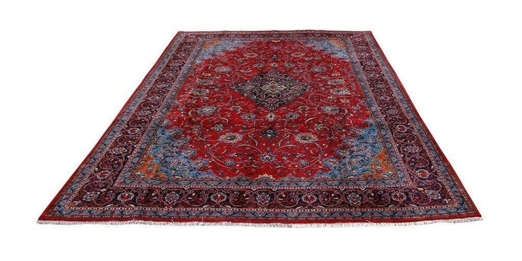 10x13 Authentic Hand Knotted Persian Sarouk Rug - Iran - bestrugplace