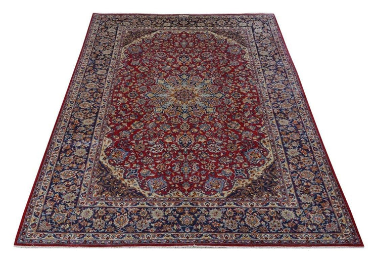 10x16 Authentic Hand-knotted Persian Signed Isfahan Rug - Iran - bestrugplace