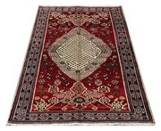 Luxurious 4x6 Authentic Hand-knotted Persian Hamadan Rug - Iran - bestrugplace