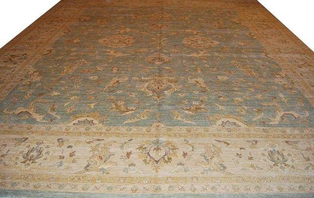 14x16 Nuetral Zigler Chobi Peshawar Rug-Pakistan 15451 - bestrugplace