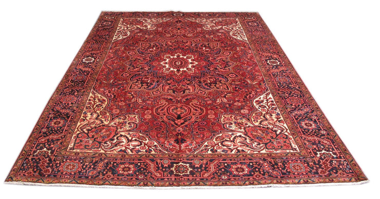 Luxurious 10x13 Authentic Hand-knotted Persian Heriz Rug - Iran - bestrugplace