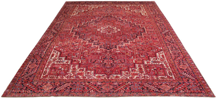 Luxurious 10x14 Authentic Hand-knotted Persian Heriz Rug - Iran - bestrugplace