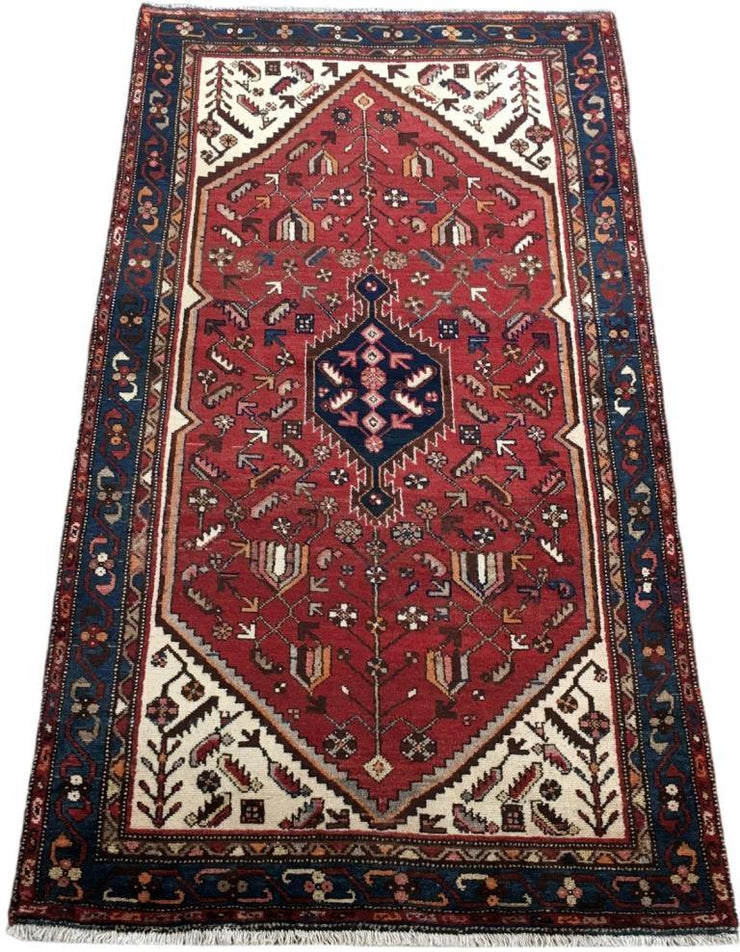 4x6 Authentic Hand-knotted Persian Hamadan Rug - Iran - bestrugplace