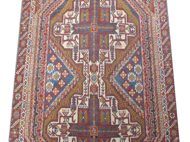 3' x 4' Red Persian Shahrbabak Rug