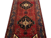 5x13 Authentic Hand-knotted Persian Hamadan Rug - Iran - bestrugplace