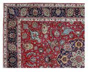 10x13 Authentic Hand Knotted Persian Tabriz BOTE PAISELY Rug - Iran - bestrugplace