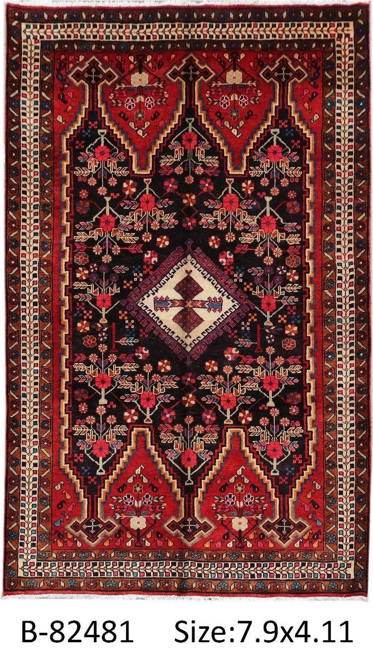 Luxurious 5x8 Authentic Hand-knotted Persian Sirjan Rug - Iran - bestrugplace