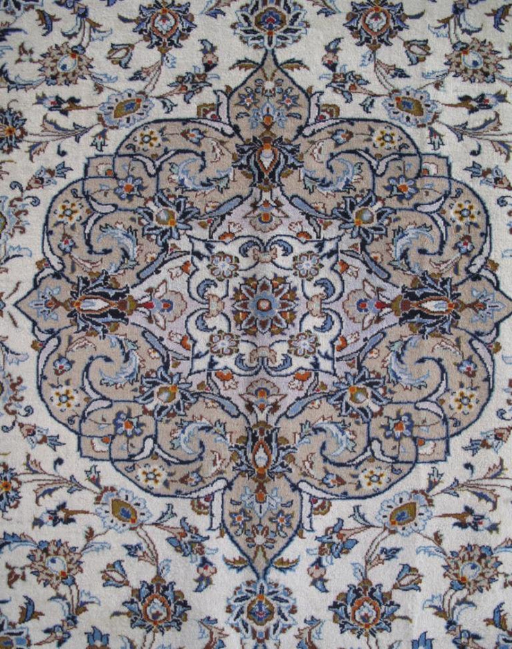 10x13 Authentic Hand-knotted Persian Signed Kashan Rug - Iran - bestrugplace