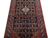 5x11 Authentic Hand-knotted Persian Hamadan Rug - Iran - bestrugplace