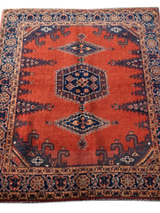 6' x 8' Orange Persian Vis Rug