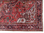 8x12 Authentic Hand Knotted Persian Heriz Rug - Iran - bestrugplace