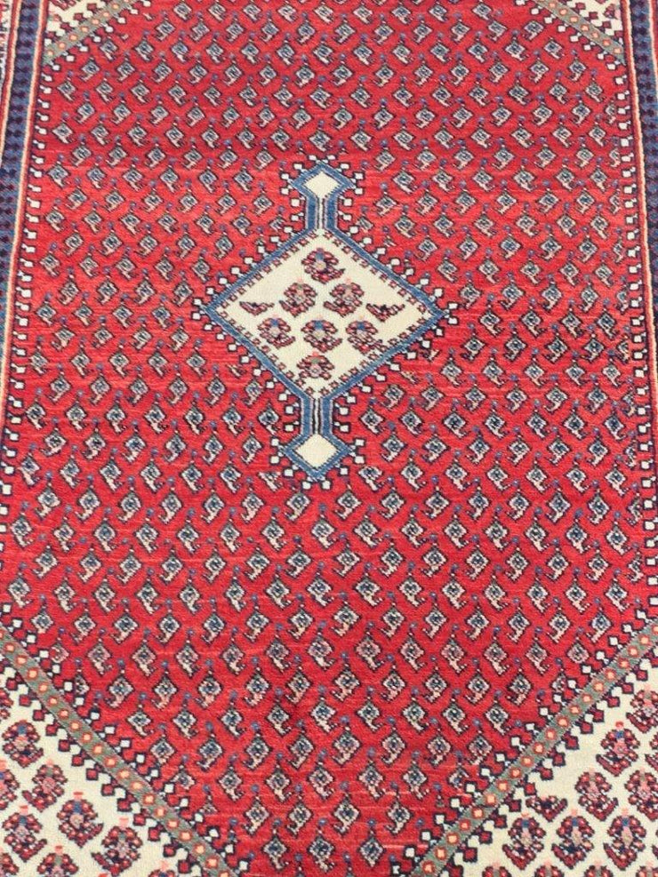 4x7 Authentic Hand-knotted Persian Hamadan Rug - Iran - bestrugplace