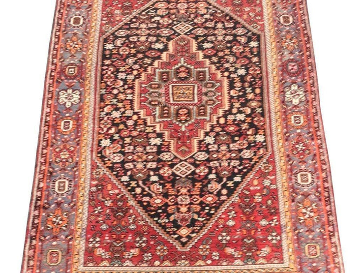 4x7 Authentic Hand-knotted Persian Zanjan Rug - Iran - bestrugplace