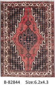 Luxurious 4x6 Authentic Hand-knotted Persian Zanjan Rug - Iran - bestrugplace