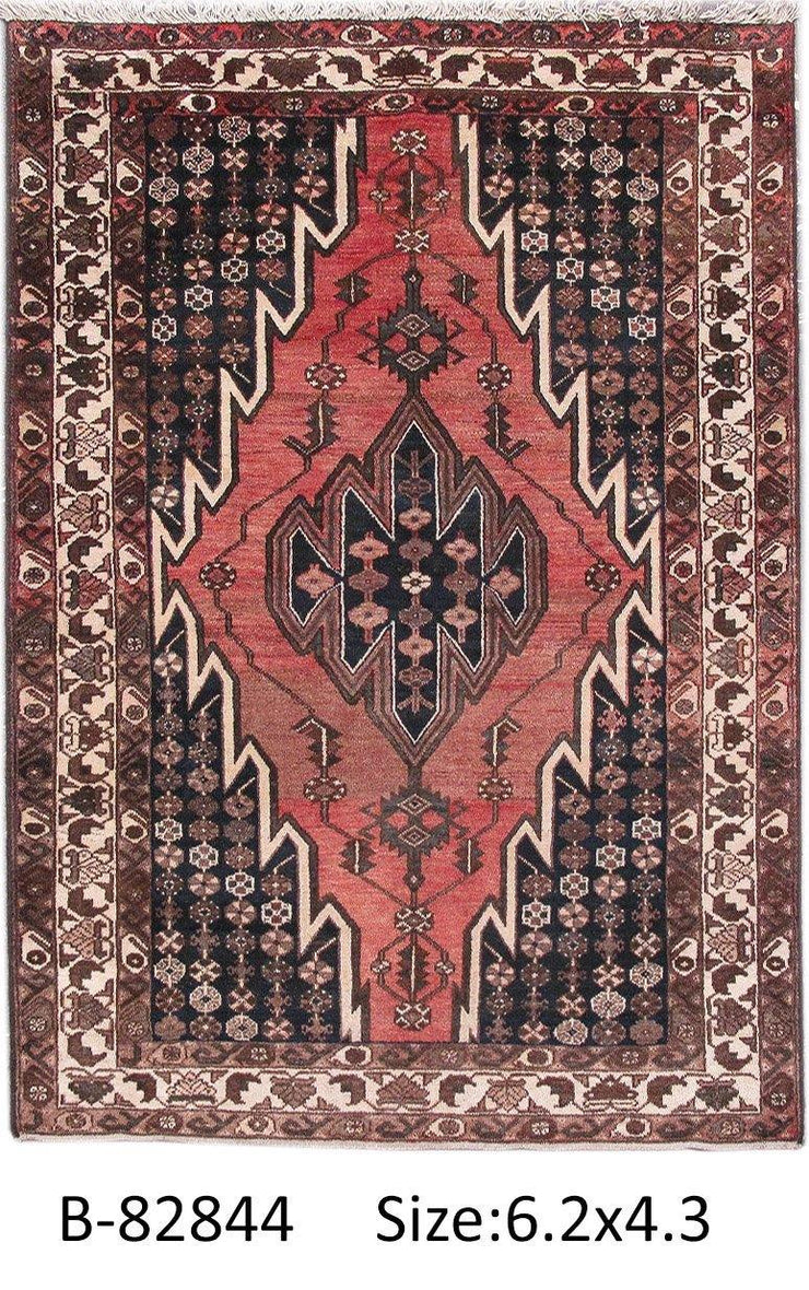 Luxurious 4x6 Authentic Hand-knotted Persian Zanjan Rug - Iran - bestrugplace