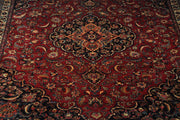 10x13 Authentic Hand-knotted Persian Mashad- Rug 78900 - bestrugplace