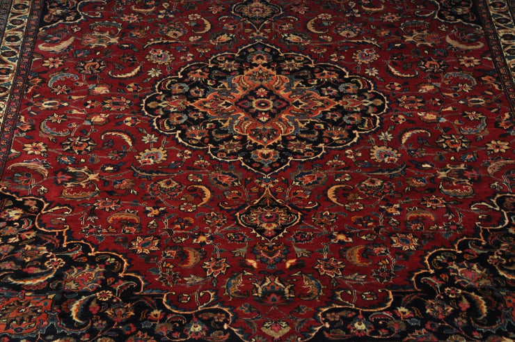 10x13 Authentic Hand-knotted Persian Mashad- Rug 78900 - bestrugplace