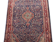 4x7 Authentic Hand-knotted Persian Jozan Rug - Iran - bestrugplace